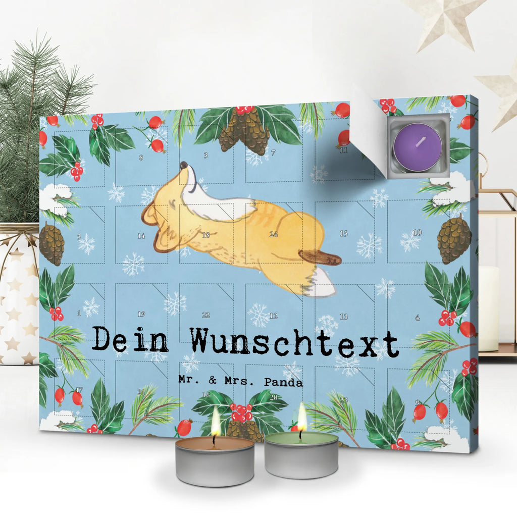 Personalisierter Duftkerzen Adventskalender Fuchs Crunches Personalisierter Duftkerzen Adventskalender, Geschenk, Schenken, Sport, Sportart, Hobby, Danke, Dankeschön, Auszeichnung, Gewinn, Sportler, Bauchpressen, Crunches, Fitnessstudio, Fitness