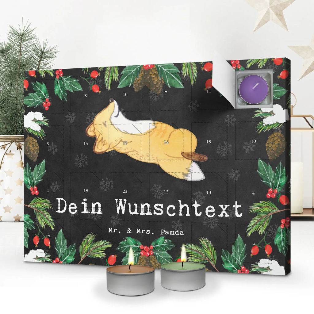 Personalisierter Duftkerzen Adventskalender Fuchs Crunches Personalisierter Duftkerzen Adventskalender, Geschenk, Schenken, Sport, Sportart, Hobby, Danke, Dankeschön, Auszeichnung, Gewinn, Sportler, Bauchpressen, Crunches, Fitnessstudio, Fitness