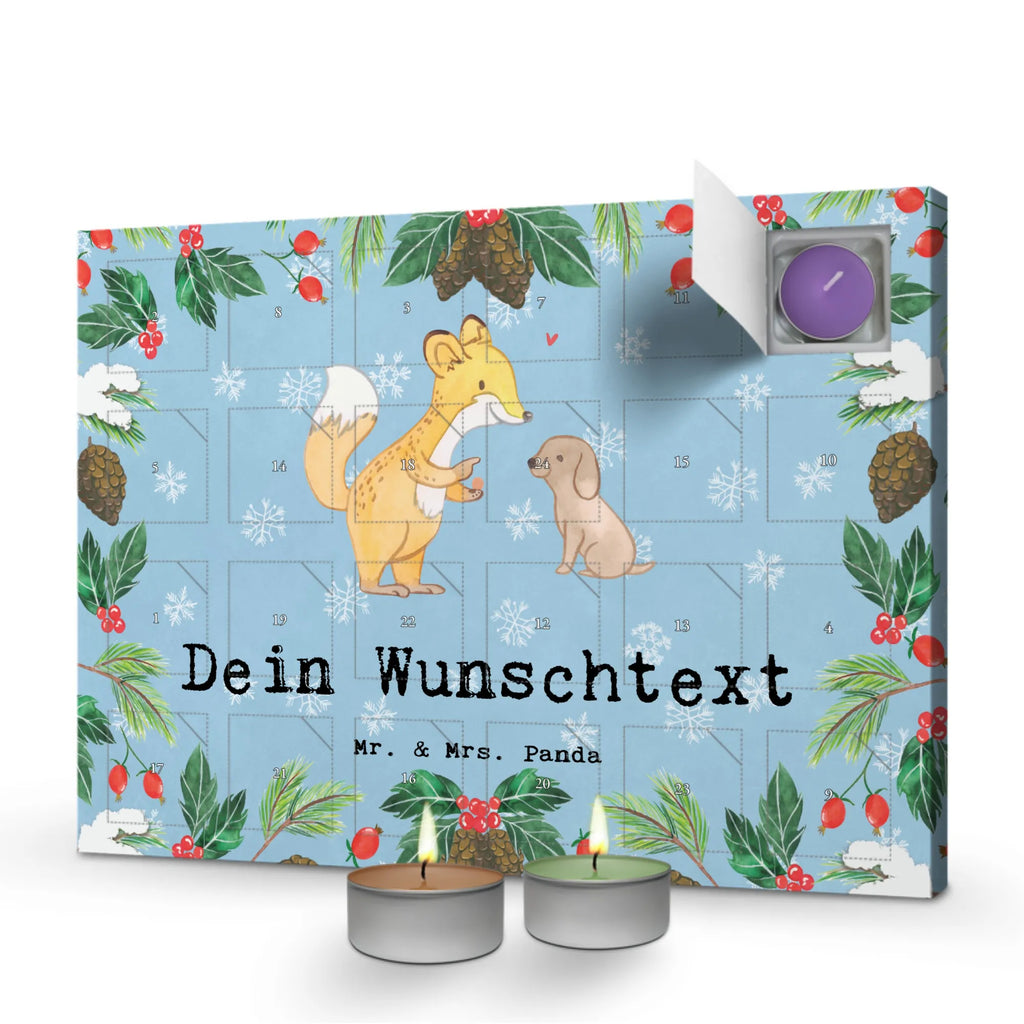 Personalisierter Duftkerzen Adventskalender Fuchs Hundetraining Personalisierter Duftkerzen Adventskalender, Geschenk, Schenken, Sport, Sportart, Hobby, Danke, Dankeschön, Auszeichnung, Gewinn, Sportler, Hundeerziehung, Hundeprüfung, Hundeschule, Welpenschule, Hundetraining