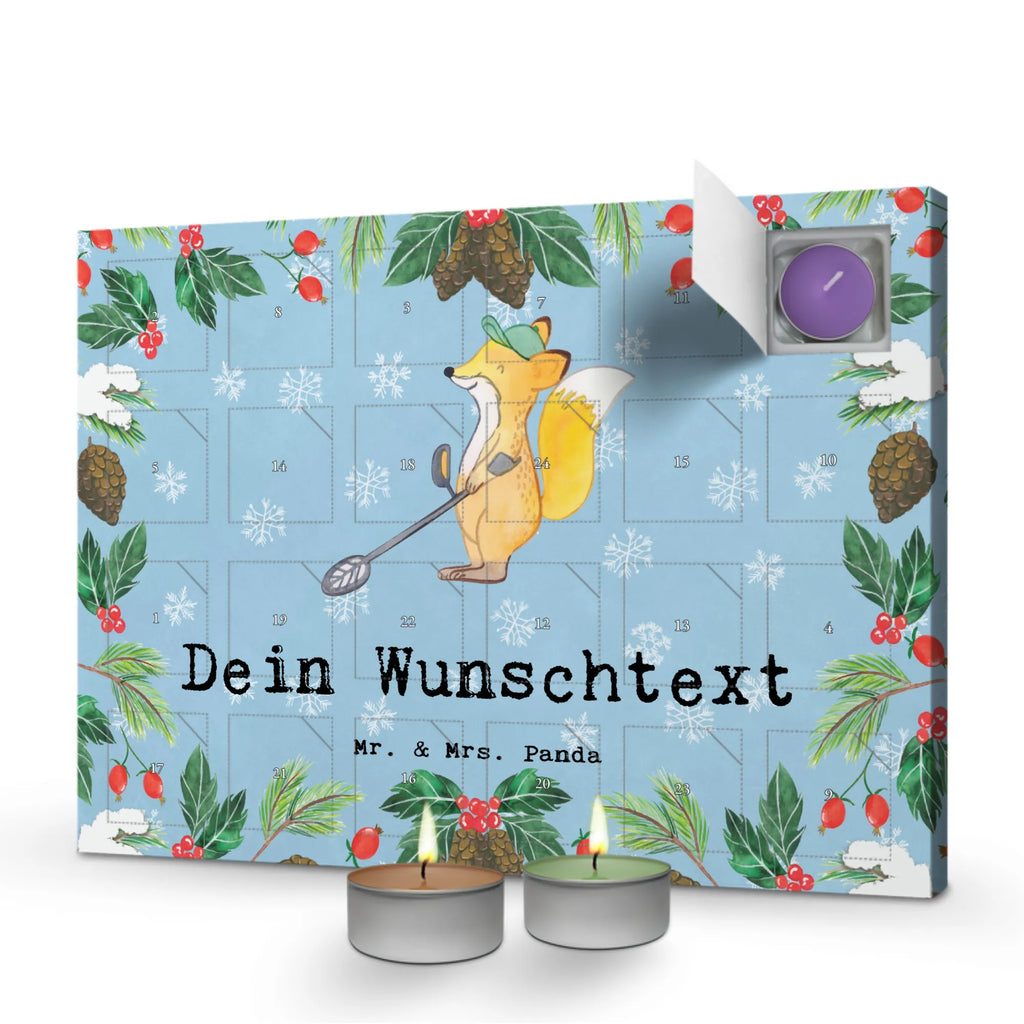Personalisierter Duftkerzen Adventskalender Fuchs Metalldetektor Personalisierter Duftkerzen Adventskalender, Geschenk, Schenken, Sport, Sportart, Hobby, Danke, Dankeschön, Auszeichnung, Gewinn, Sportler, Sondengänger, Schatzsuche, Metalldetektor, Münzen Suchen, Sondeln