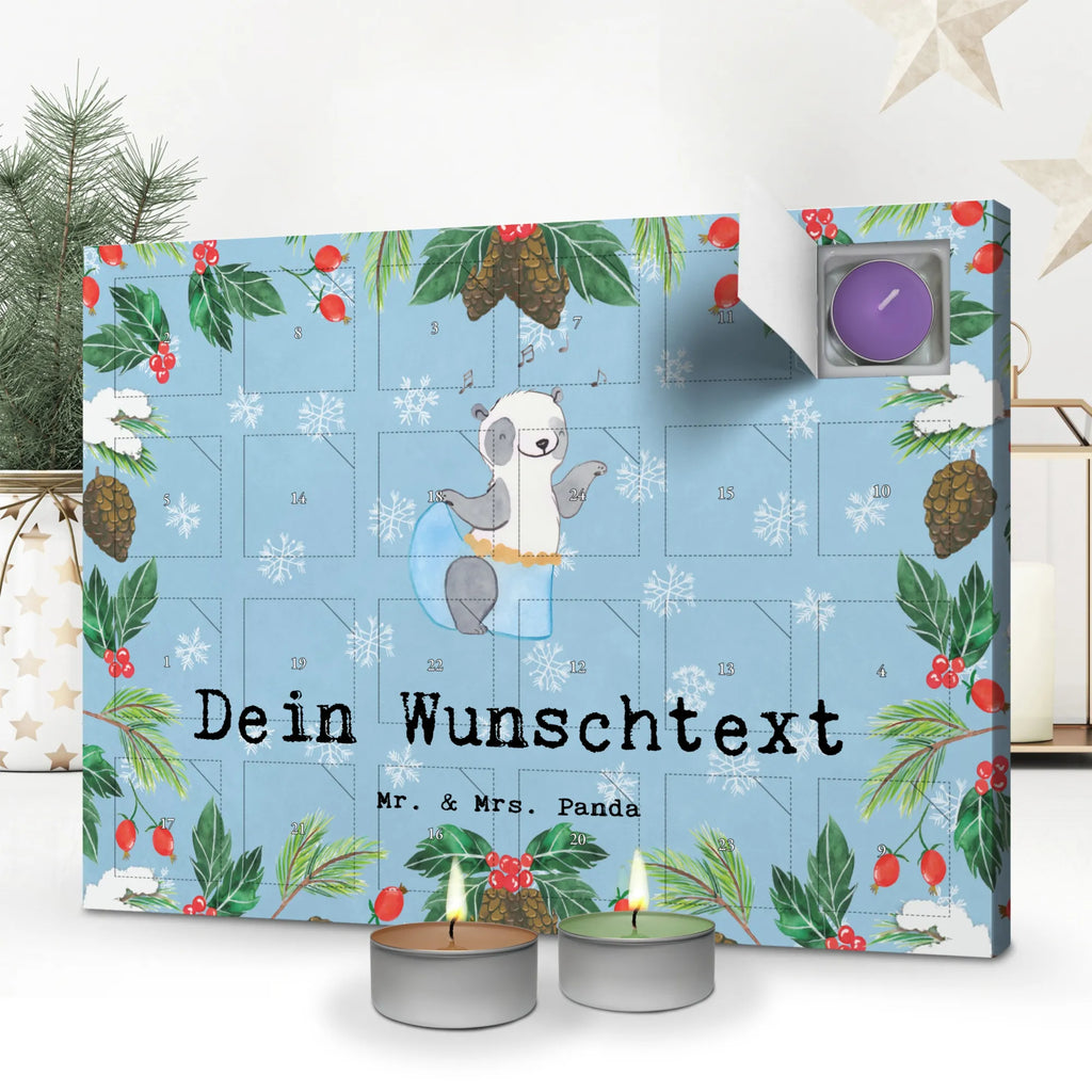 Personalisierter Duftkerzen Adventskalender Panda Bauchtanz Personalisierter Duftkerzen Adventskalender, Dankeschön, Sport, Danke, Auszeichnung, Hobby, Sportler, Gewinn, Sportart, Schenken, Geschenk, Orientalischer Tanz, Bauchtanz, Tanzen