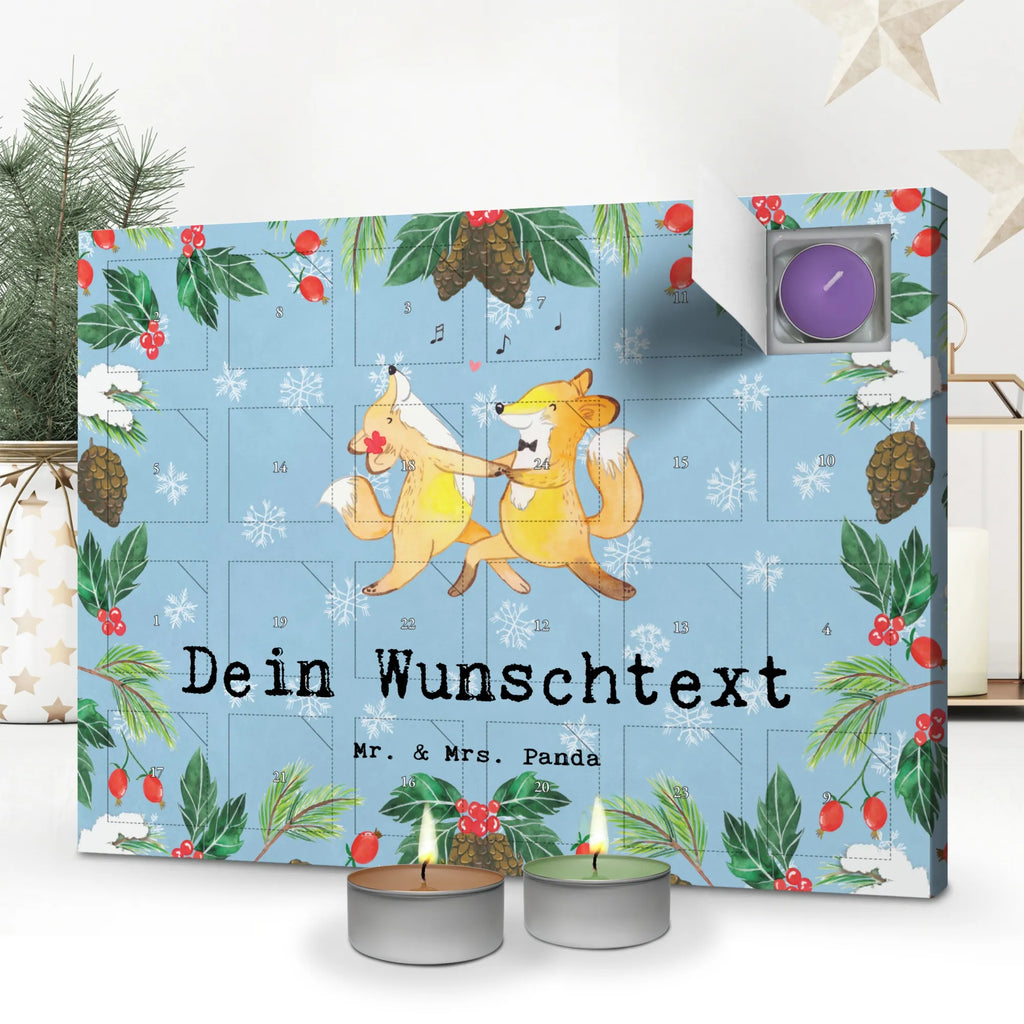 Personalisierter Duftkerzen Adventskalender Füchse Salsa tanzen Personalisierter Duftkerzen Adventskalender, Geschenk, Schenken, Sport, Sportart, Hobby, Danke, Dankeschön, Auszeichnung, Gewinn, Sportler, Tanzen, Tanzkurs, Tanzschule, Salsa Tanzen