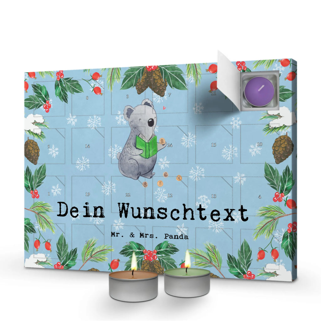  Koala Zbieranie monet Personalisierter Duftkerzen Adventskalender, Geschenk, Schenken, Sport, Sportart, Hobby, Danke, Dankeschön, Auszeichnung, Gewinn, Sportler, Münzen Sammeln, Numismatik, Münzen aus Aller Welt