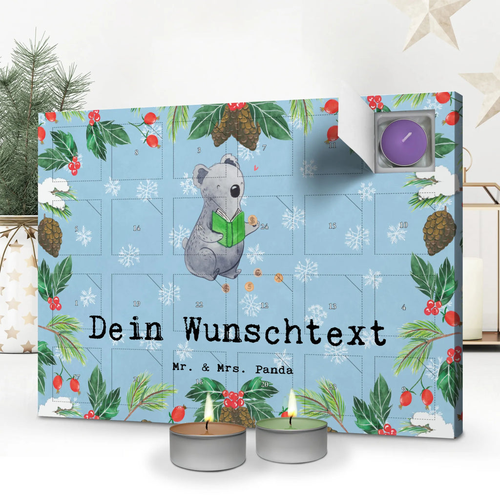  Koala Zbieranie monet Personalisierter Duftkerzen Adventskalender, Geschenk, Schenken, Sport, Sportart, Hobby, Danke, Dankeschön, Auszeichnung, Gewinn, Sportler, Münzen Sammeln, Numismatik, Münzen aus Aller Welt