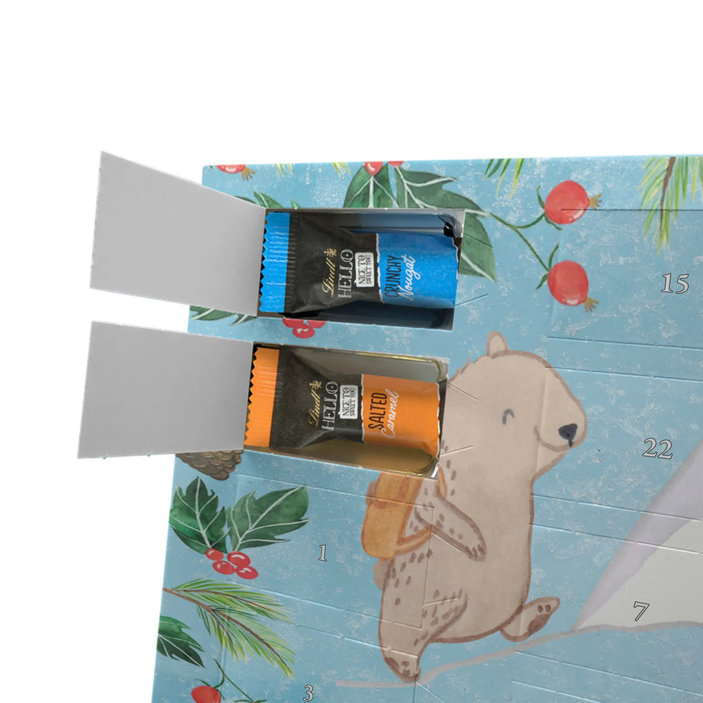 Chocolate advent calendar bear Rockclimbing giving, Gift, thank you, award, profit, athlete, Mountaineering, alpine hiking, alpinism, mountain sports, hiking
