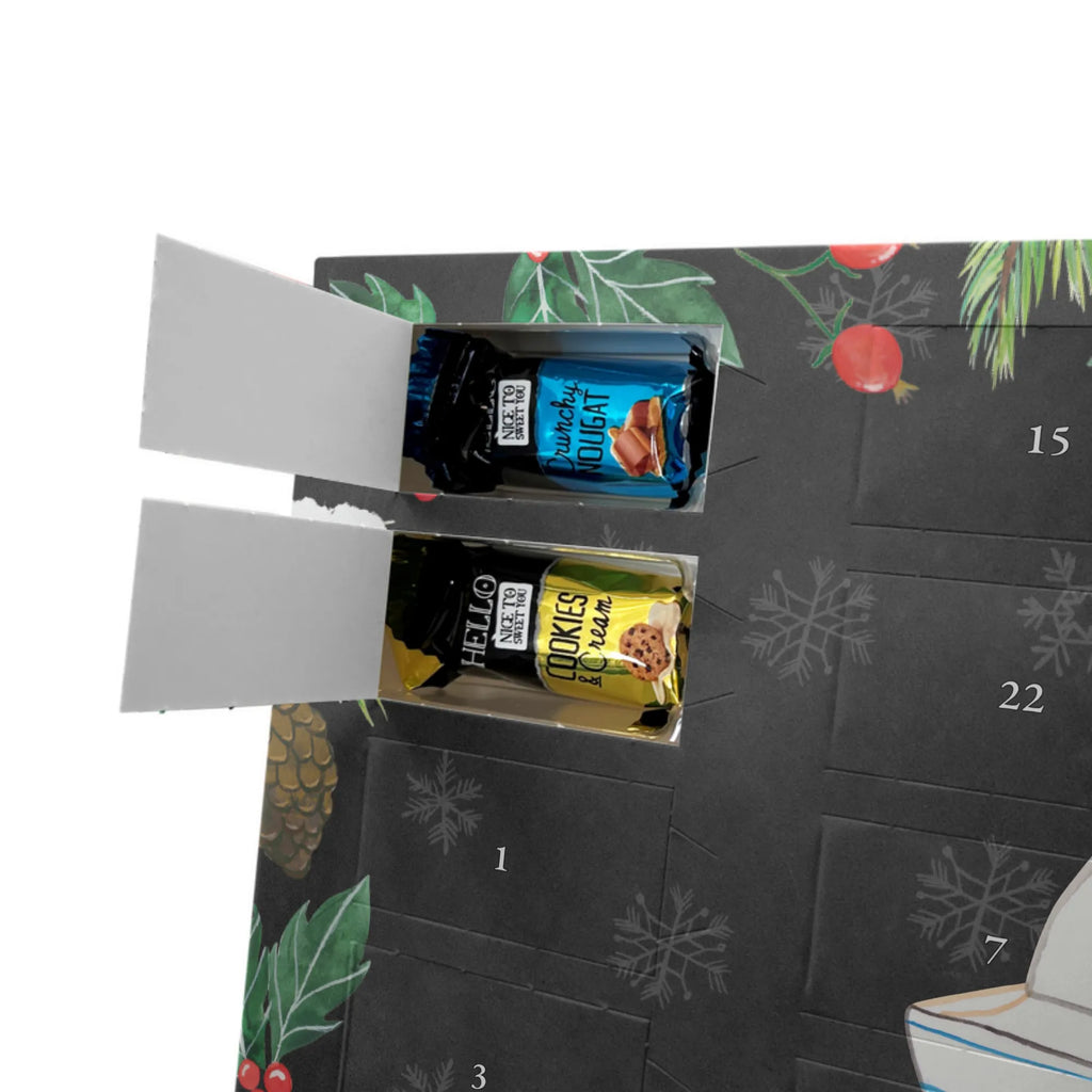 Chocolate advent calendar bear Sail giving, Gift, thank you, award, profit, athlete, yacht club, sailing school, sailing, sailing boat, sailing trip