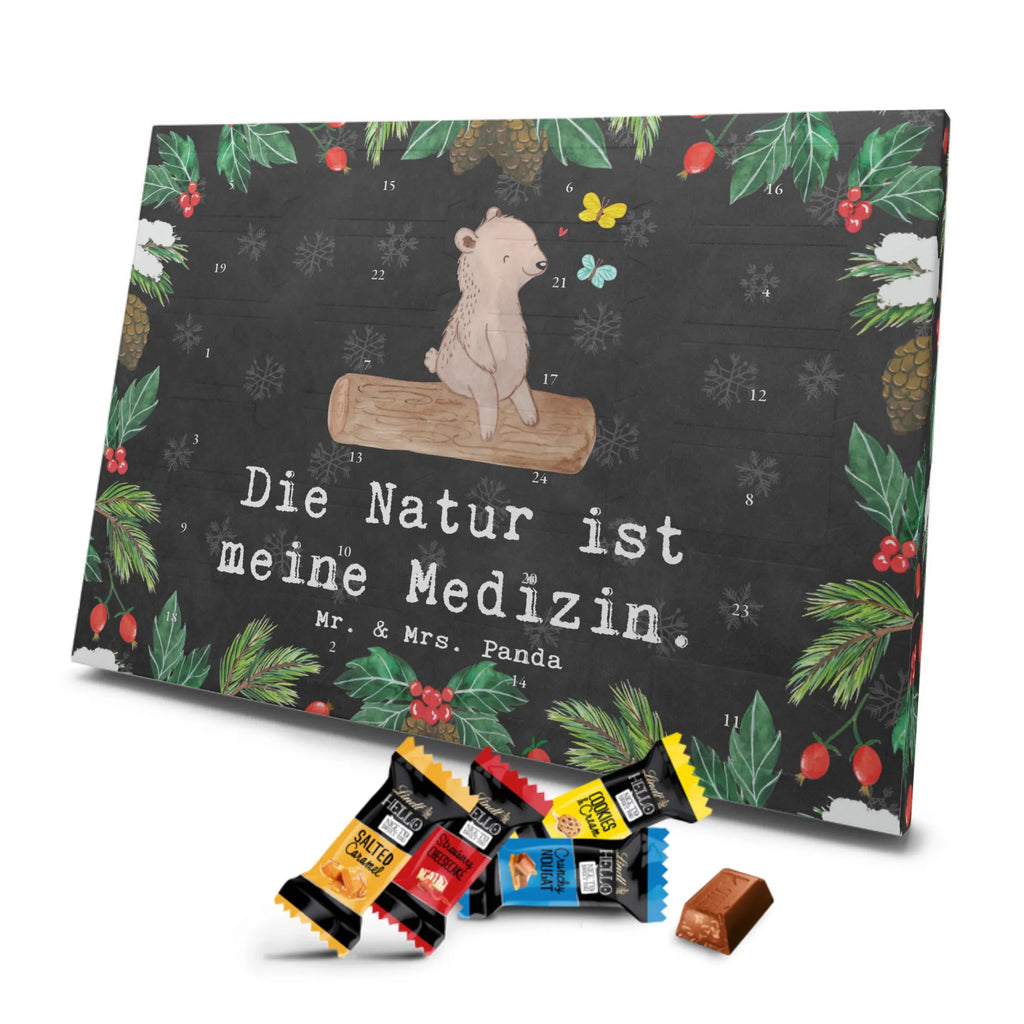 Chocolate advent calendar bear nature lover giving, Gift, thank you, award, profit, athlete, Hiking