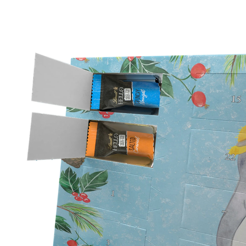 Chocolate advent calendar penguin gardening giving, Gift, thank you, award, profit, athlete, garden maintenance, Gardening