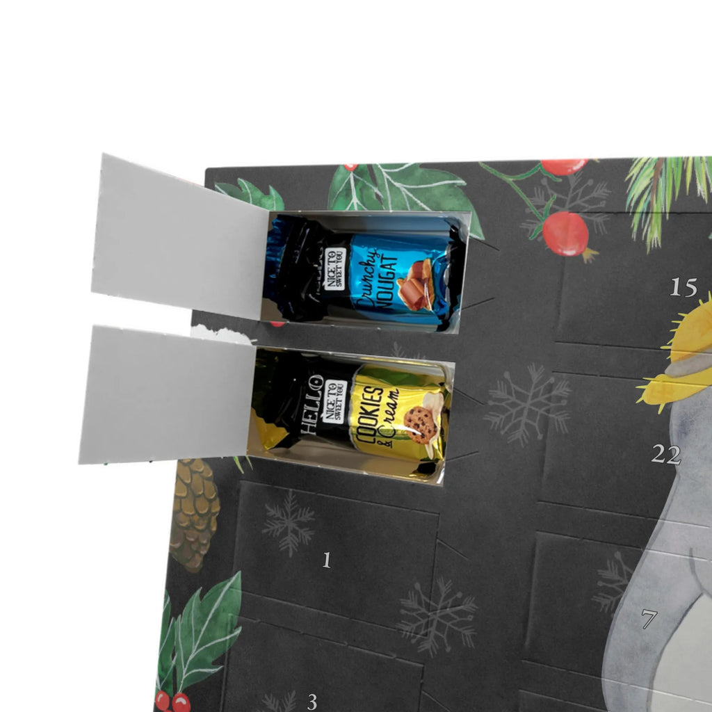 Chocolate advent calendar penguin gardening giving, Gift, thank you, award, profit, athlete, garden maintenance, Gardening