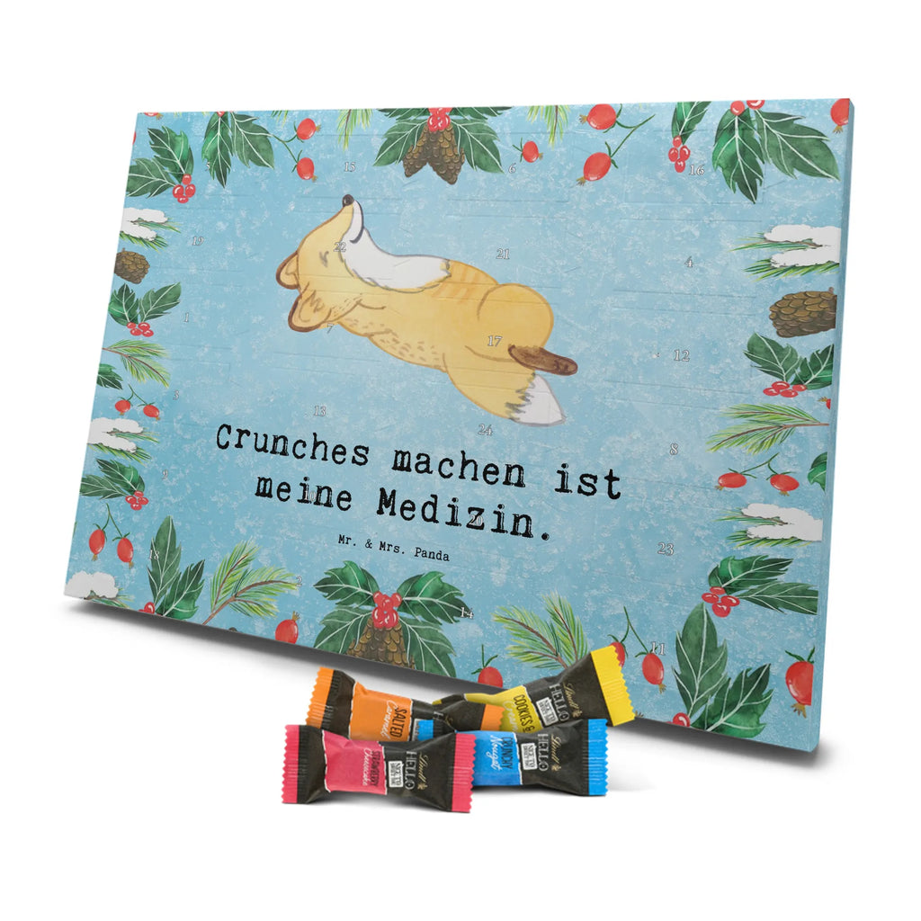 Chocolate advent calendar Fox crunches giving, Gift, thank you, award, profit, athlete