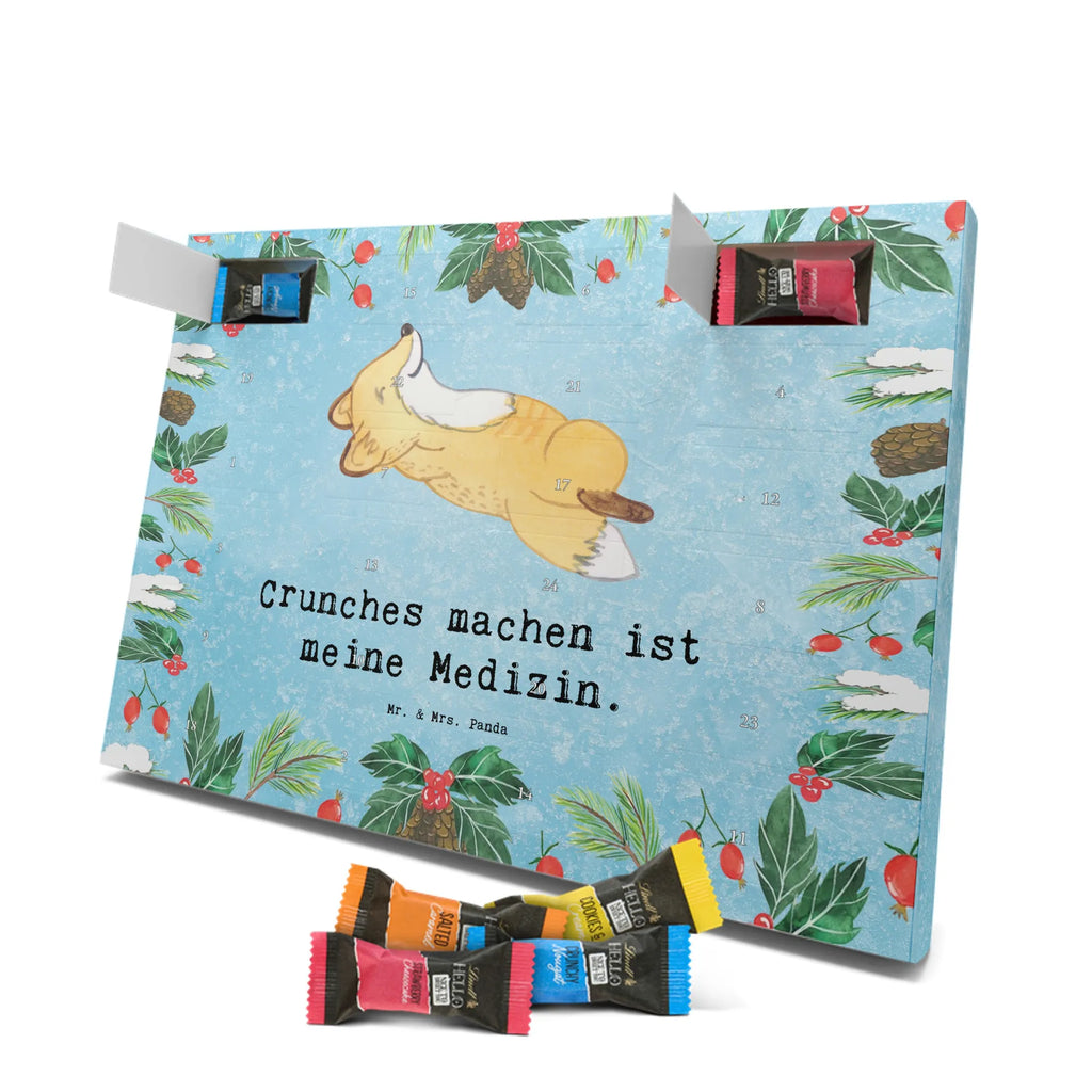 Chocolate advent calendar Fox crunches giving, Gift, thank you, award, profit, athlete