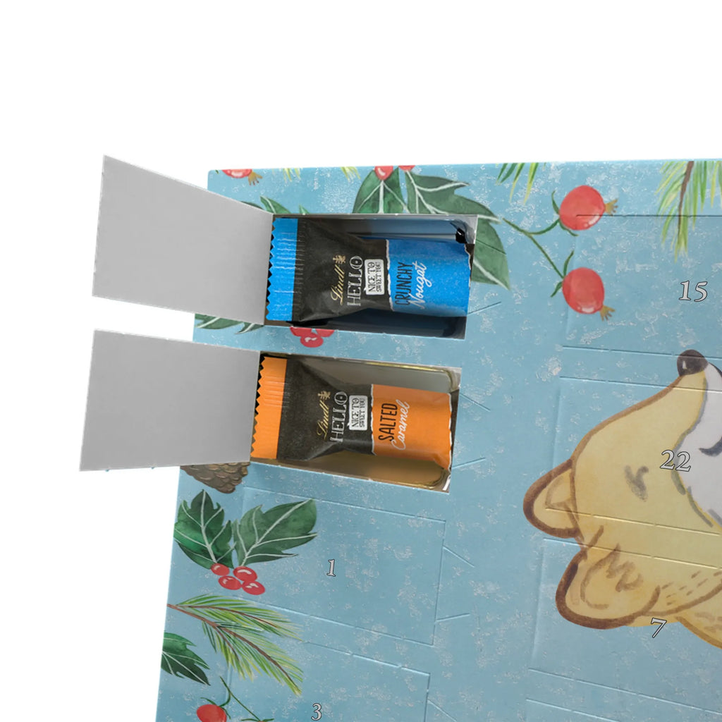 Chocolate advent calendar Fox crunches giving, Gift, thank you, award, profit, athlete