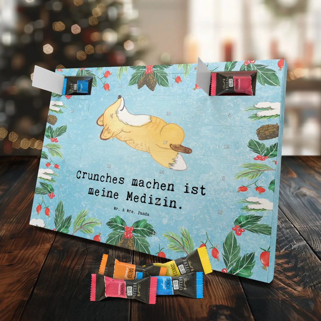 Chocolate advent calendar Fox crunches giving, Gift, thank you, award, profit, athlete