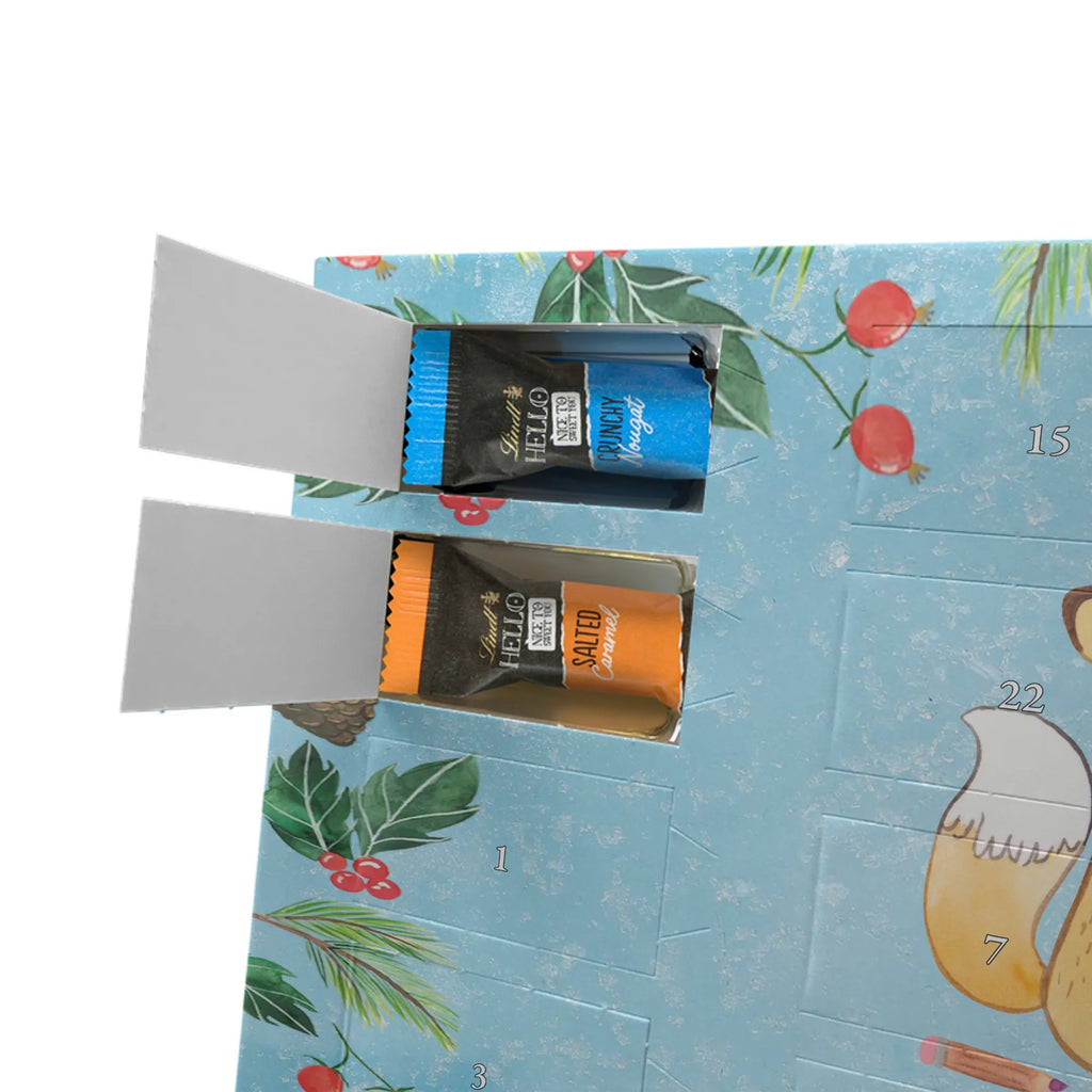 Chocolate advent calendar Fox To paint giving, Gift, thank you, award, profit, athlete, hobby artist, Painting, drawing