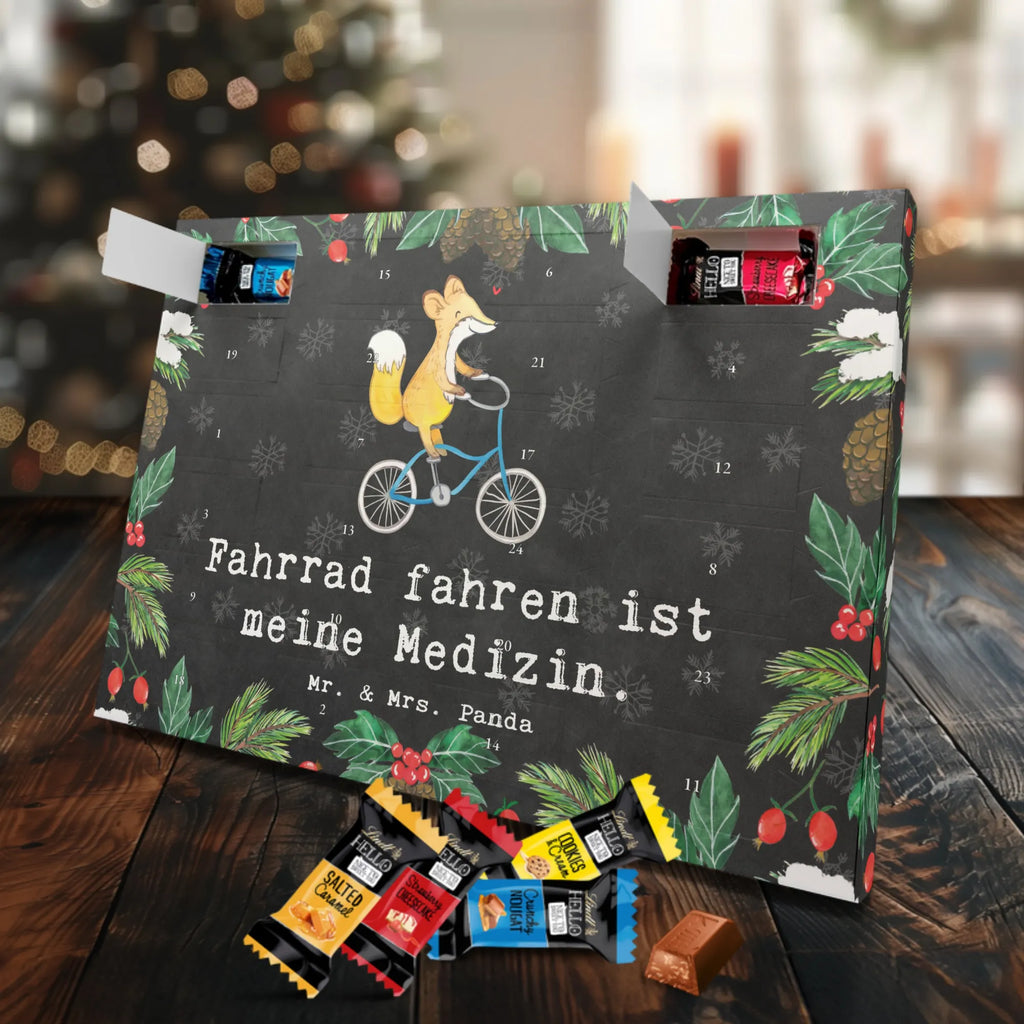Chocolate advent calendar Fox cycle giving, Gift, thank you, award, profit, athlete, mountain biking, cycling, Biking