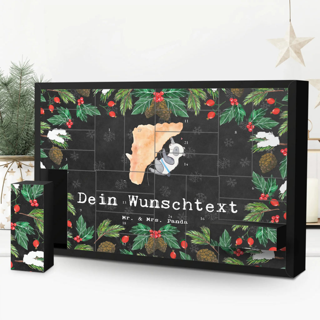 Personalisierter Befüllbarer Adventskalender Panda Klettern Befüllbarer Adventskalender, Adventskalender Zum Selbst Befüllen, Geschenk, Schenken, Sport, Sportart, Hobby, Danke, Dankeschön, Auszeichnung, Gewinn, Sportler, Bouldern, Klettersport, Kletterhalle, Klettern