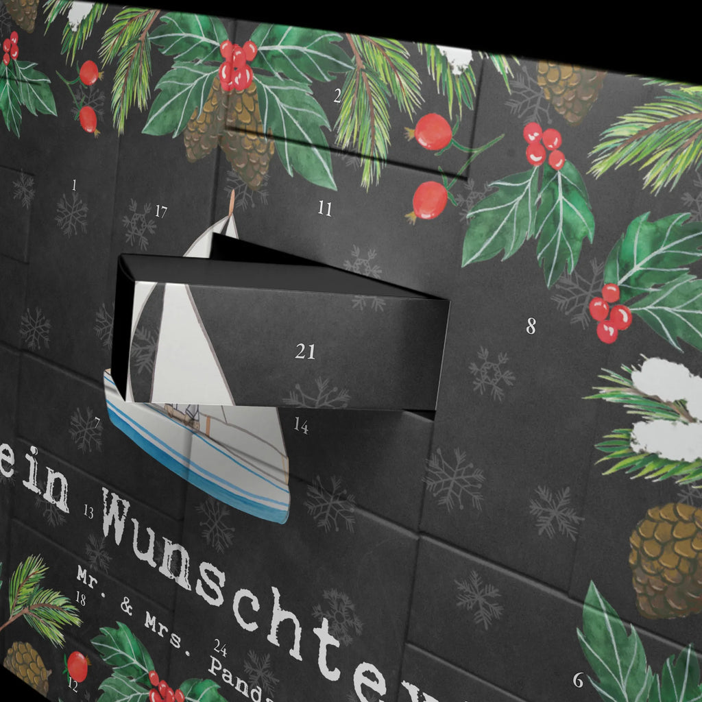  bear Sail Adventskalender Zum Selbst Befüllen, Befüllbarer Adventskalender, Geschenk, Schenken, Sport, Sportart, Hobby, Danke, Dankeschön, Auszeichnung, Gewinn, Sportler, Segelboot, Segeltörn, Yachtclub, Segelschule, Segeln