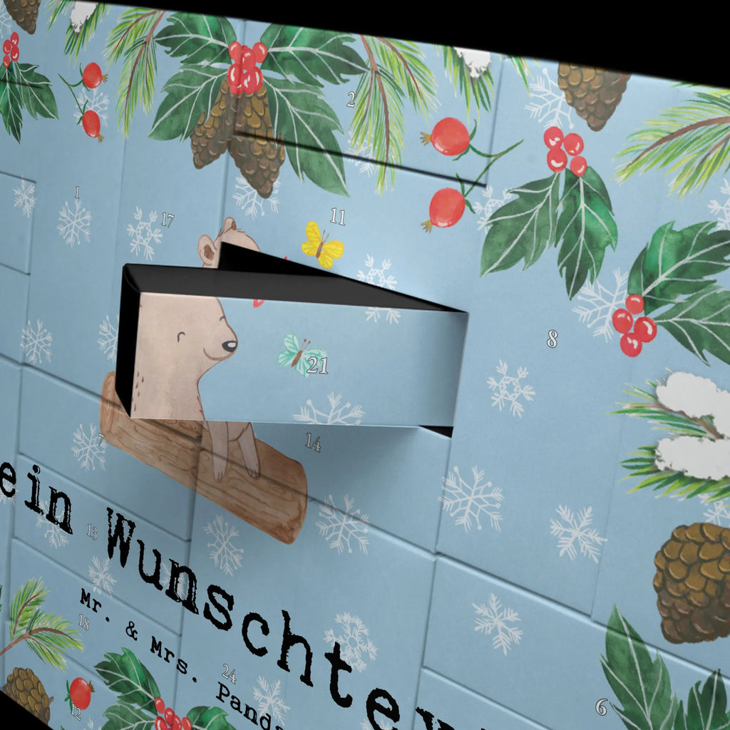 Personalisierter Befüllbarer Adventskalender Bär Naturliebhaber Adventskalender Zum Selbst Befüllen, Befüllbarer Adventskalender, Geschenk, Schenken, Sport, Sportart, Hobby, Danke, Dankeschön, Auszeichnung, Gewinn, Sportler, Wandern, Outdoor, Naturliebhaber, Nature Lover