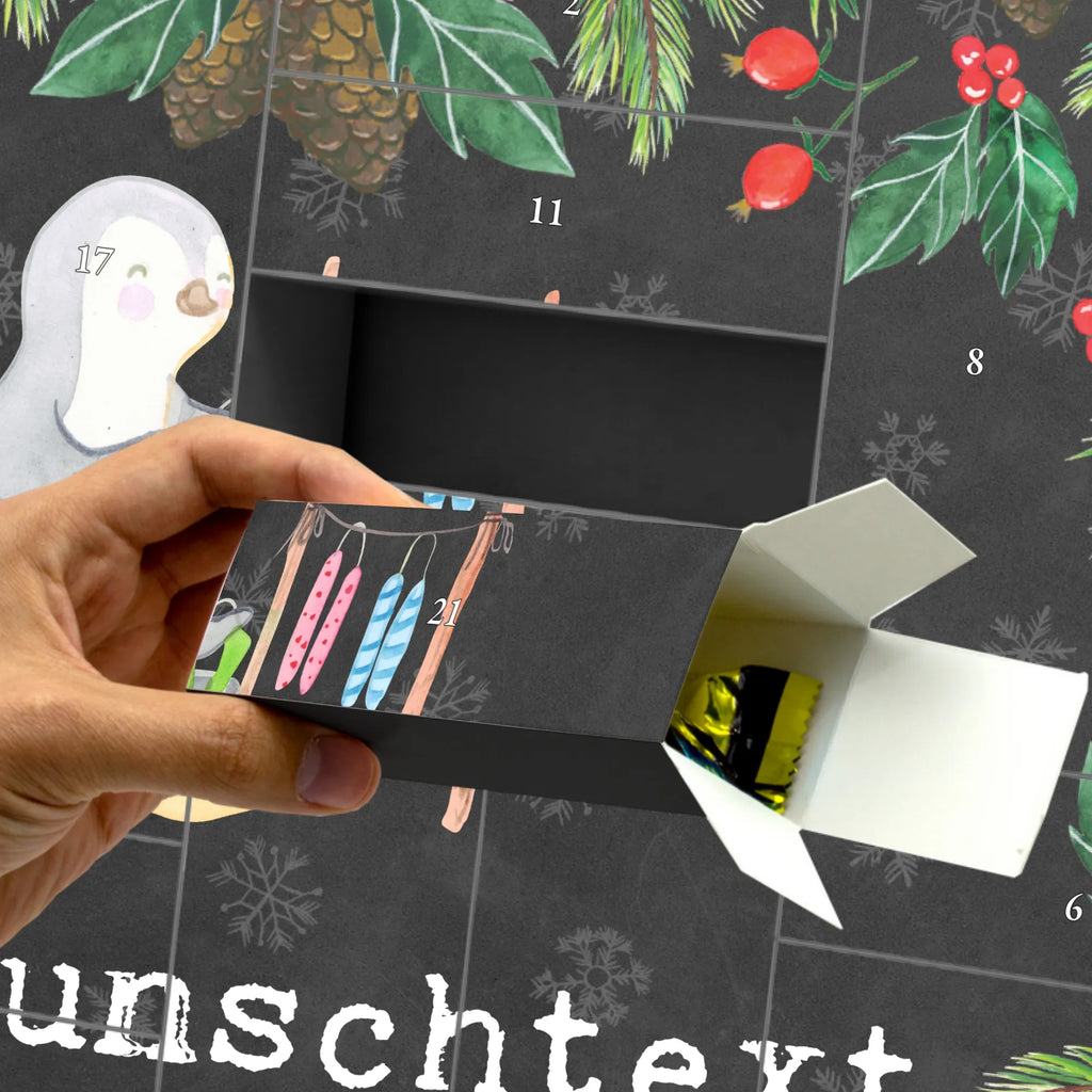  pingwin Ciągnięcie świec Befüllbarer Adventskalender, Adventskalender Zum Selbst Befüllen, Geschenk, Schenken, Sport, Sportart, Hobby, Danke, Dankeschön, Auszeichnung, Gewinn, Sportler, Kerzenziehen, Kerzen Ziehen. DIY, Deko Basteln