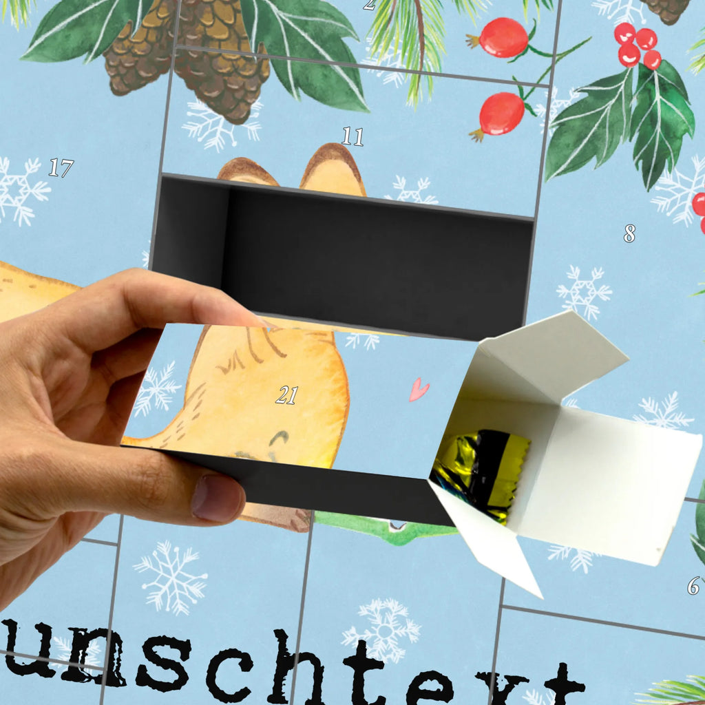 Personalisierter Befüllbarer Adventskalender Fuchs Lesen Befüllbarer Adventskalender, Adventskalender Zum Selbst Befüllen, Geschenk, Schenken, Sport, Sportart, Hobby, Danke, Dankeschön, Auszeichnung, Gewinn, Sportler, Bücherwurm, Bücher lesen, lesen
