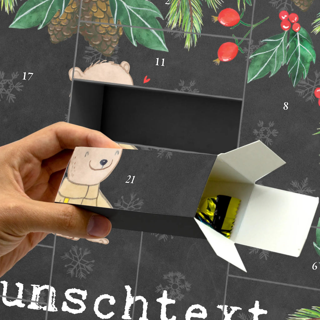 Personalisierter Befüllbarer Adventskalender Bär Freiwillige Feuerwehr Befüllbarer Adventskalender, Adventskalender Zum Selbst Befüllen, Geschenk, Schenken, Sport, Sportart, Hobby, Danke, Dankeschön, Auszeichnung, Gewinn, Sportler, Freiwillige Feuerwehr, Feuerwehrfest, Jugendfeuerwehr