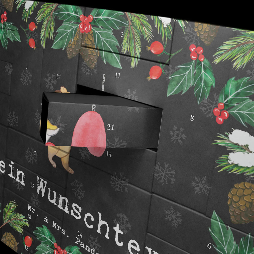 Personalisierter Befüllbarer Adventskalender Fuchs Boxen Befüllbarer Adventskalender, Adventskalender Zum Selbst Befüllen, Geschenk, Schenken, Sport, Sportart, Hobby, Danke, Dankeschön, Auszeichnung, Gewinn, Sportler, Boxtraining, Boxen, Boxkampf