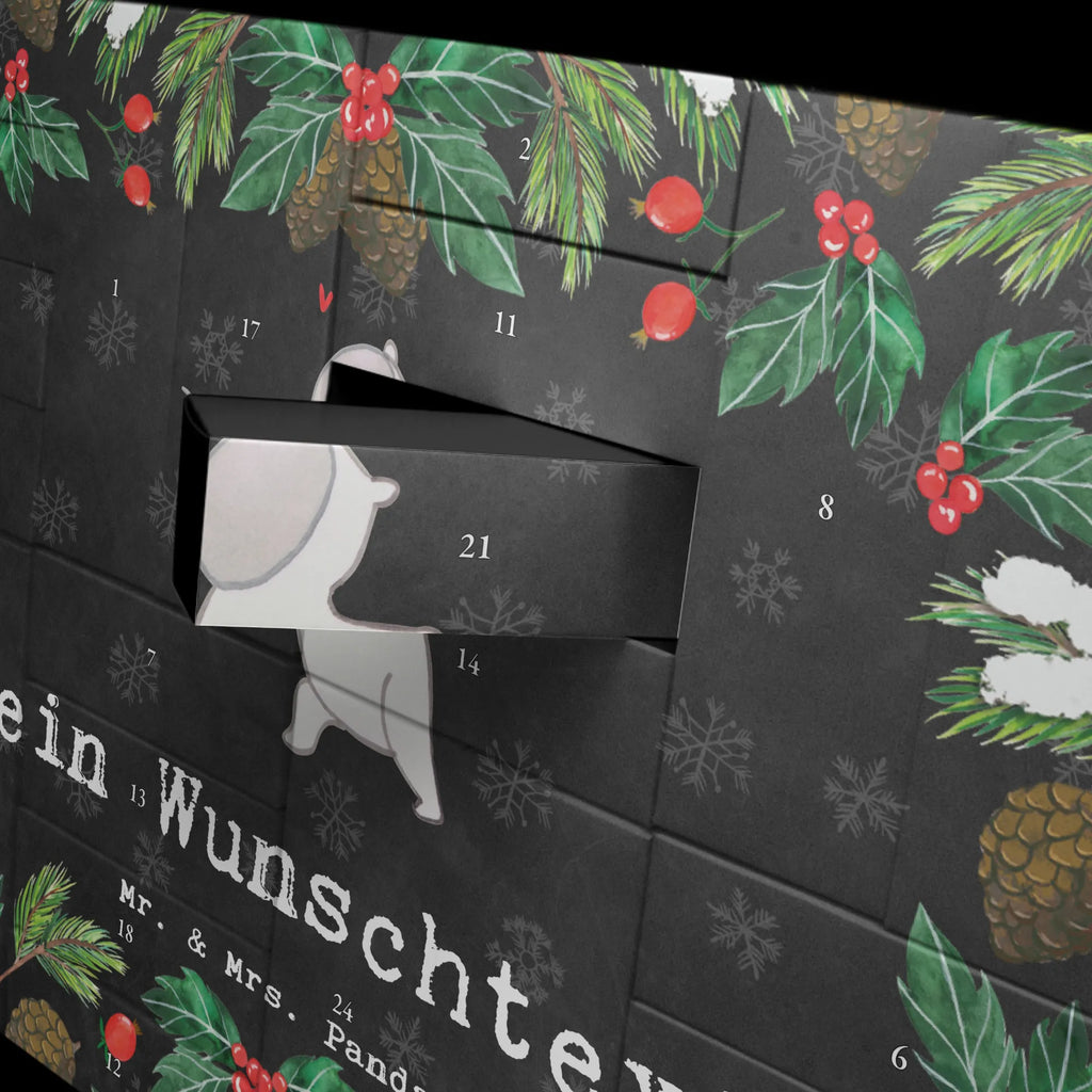 Personalisierter Befüllbarer Adventskalender Panda Fechten Befüllbarer Adventskalender, Adventskalender Zum Selbst Befüllen, Geschenk, Schenken, Sport, Sportart, Hobby, Danke, Dankeschön, Auszeichnung, Gewinn, Sportler, Fechter Bund, Fechten, Fecht Verein, Fecht Club