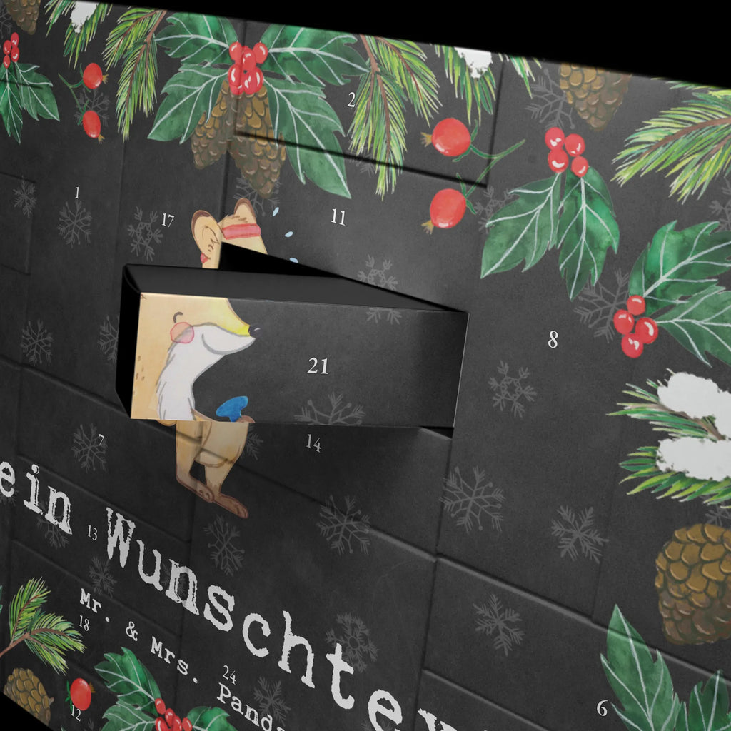 Personalisierter Befüllbarer Adventskalender Fuchs Fitness Befüllbarer Adventskalender, Adventskalender Zum Selbst Befüllen, Geschenk, Schenken, Sport, Sportart, Hobby, Danke, Dankeschön, Auszeichnung, Gewinn, Sportler, Fitnessstudio, Sportclub, Fitness, Kraftsport, Sport Treiben