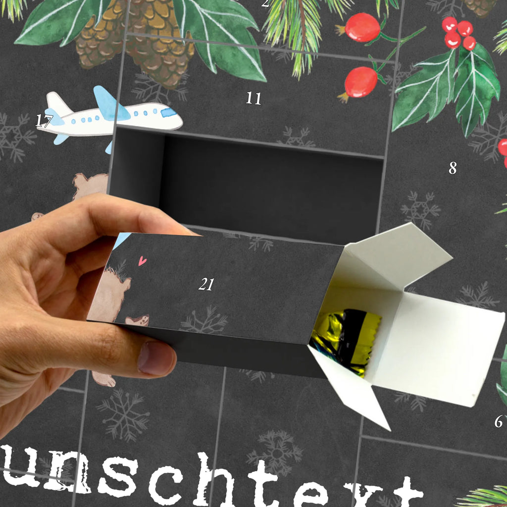 Personalisierter Befüllbarer Adventskalender Bär Reisen Adventskalender Zum Selbst Befüllen, Befüllbarer Adventskalender, Geschenk, Schenken, Sport, Sportart, Hobby, Danke, Dankeschön, Auszeichnung, Gewinn, Sportler, Urlaub, Reisegruppe, Austauschjahr, Schüleraustausch, Weltreise, Reisen, Auslandsjahr, Urlaube, Reisebüro, Reiseveranstalter