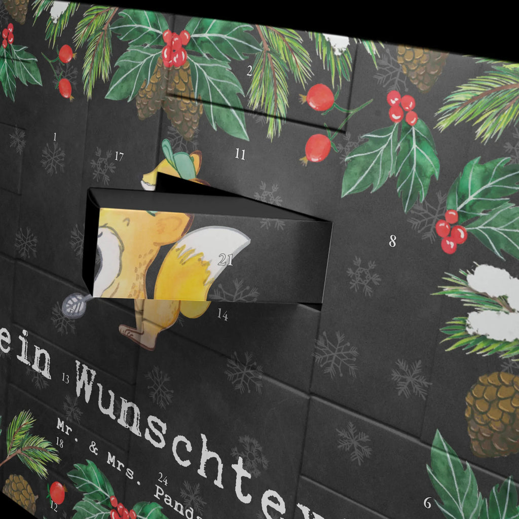 Personalisierter Befüllbarer Adventskalender Fuchs Metalldetektor Adventskalender Zum Selbst Befüllen, Befüllbarer Adventskalender, Geschenk, Schenken, Sport, Sportart, Hobby, Danke, Dankeschön, Auszeichnung, Gewinn, Sportler, Metalldetektor, Sondengänger, Sondeln, Münzen Suchen, Schatzsuche