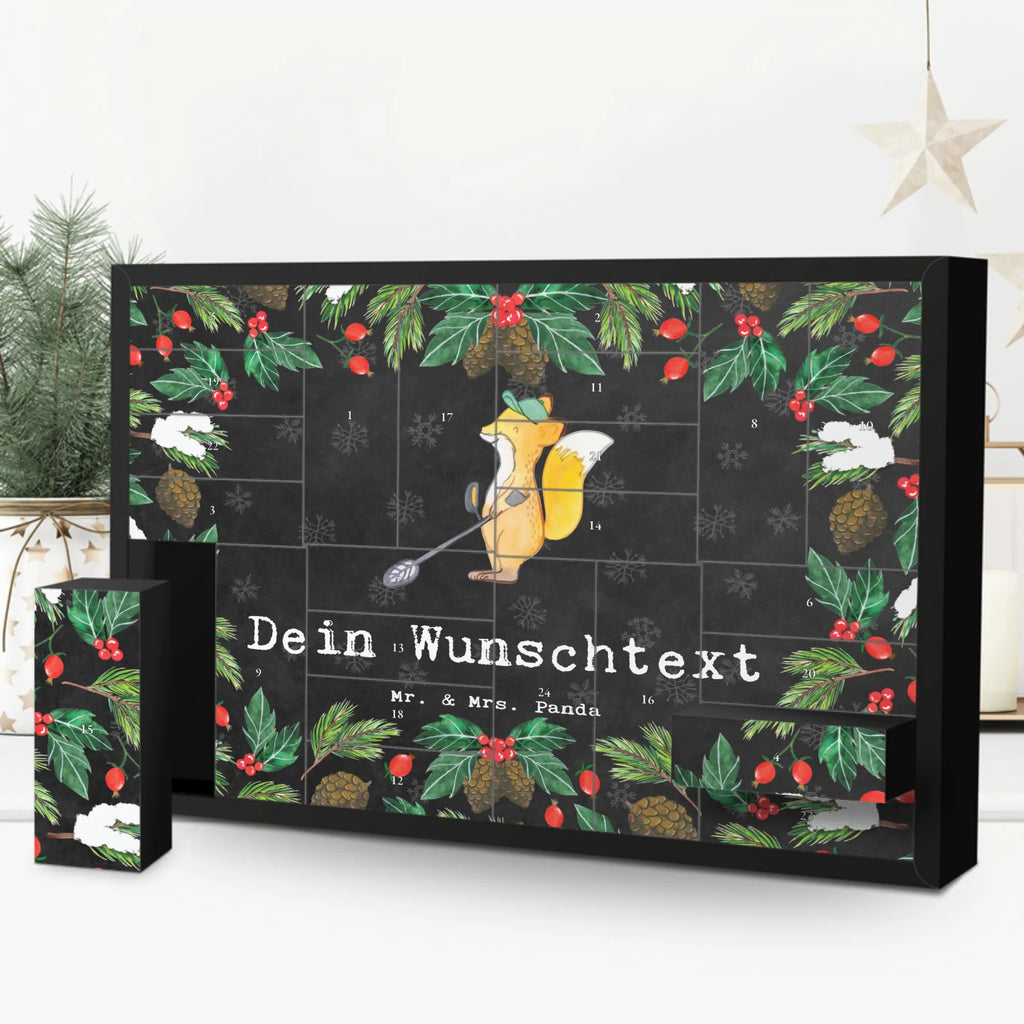 Personalisierter Befüllbarer Adventskalender Fuchs Metalldetektor Adventskalender Zum Selbst Befüllen, Befüllbarer Adventskalender, Geschenk, Schenken, Sport, Sportart, Hobby, Danke, Dankeschön, Auszeichnung, Gewinn, Sportler, Metalldetektor, Sondengänger, Sondeln, Münzen Suchen, Schatzsuche