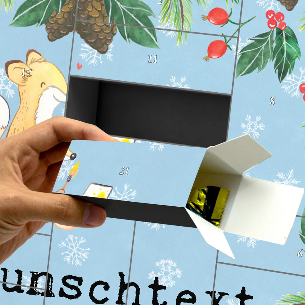  lis malowanie Befüllbarer Adventskalender, Adventskalender Zum Selbst Befüllen, Geschenk, Schenken, Sport, Sportart, Hobby, Danke, Dankeschön, Auszeichnung, Gewinn, Sportler, Malen, Künstlerin, Zeichnen, Hobbyzeichner, Künstler