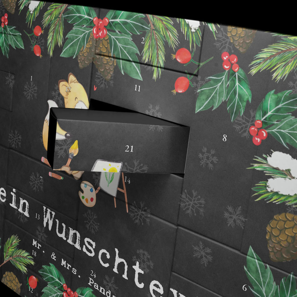  lis malowanie Befüllbarer Adventskalender, Adventskalender Zum Selbst Befüllen, Geschenk, Schenken, Sport, Sportart, Hobby, Danke, Dankeschön, Auszeichnung, Gewinn, Sportler, Malen, Künstlerin, Zeichnen, Hobbyzeichner, Künstler