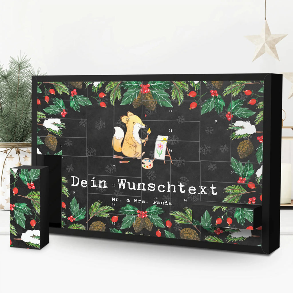  lis malowanie Befüllbarer Adventskalender, Adventskalender Zum Selbst Befüllen, Geschenk, Schenken, Sport, Sportart, Hobby, Danke, Dankeschön, Auszeichnung, Gewinn, Sportler, Malen, Künstlerin, Zeichnen, Hobbyzeichner, Künstler