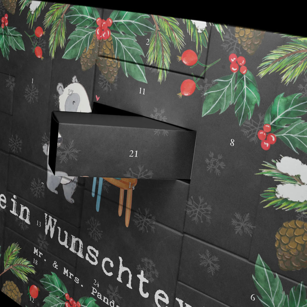 Personalisierter Befüllbarer Adventskalender Panda Möbel restaurieren Adventskalender Zum Selbst Befüllen, Befüllbarer Adventskalender, Geschenk, Schenken, Sport, Sportart, Hobby, Danke, Dankeschön, Auszeichnung, Gewinn, Sportler, Antike Möbel Restaurieren, Handwerk, Möbel Restaurieren, Restaurator