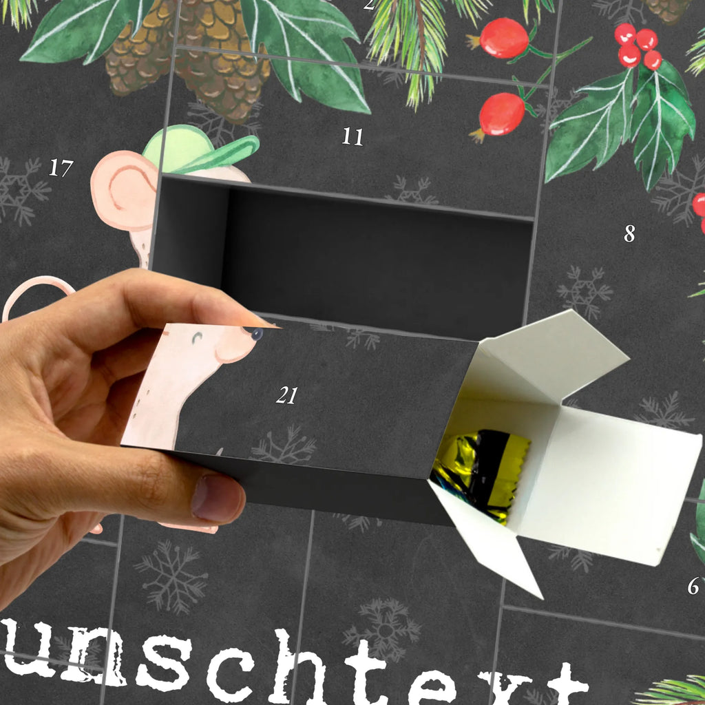 Personalisierter Befüllbarer Adventskalender Maus Walking Adventskalender Zum Selbst Befüllen, Befüllbarer Adventskalender, Geschenk, Schenken, Sport, Sportart, Hobby, Danke, Dankeschön, Auszeichnung, Gewinn, Sportler, Walking, Schnelles Gehen, Walken, Spazieren gehen