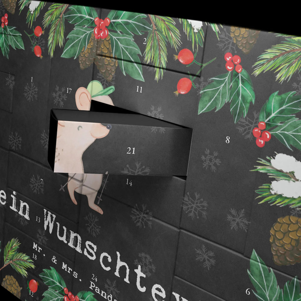 Personalisierter Befüllbarer Adventskalender Maus Walking Adventskalender Zum Selbst Befüllen, Befüllbarer Adventskalender, Geschenk, Schenken, Sport, Sportart, Hobby, Danke, Dankeschön, Auszeichnung, Gewinn, Sportler, Walking, Schnelles Gehen, Walken, Spazieren gehen