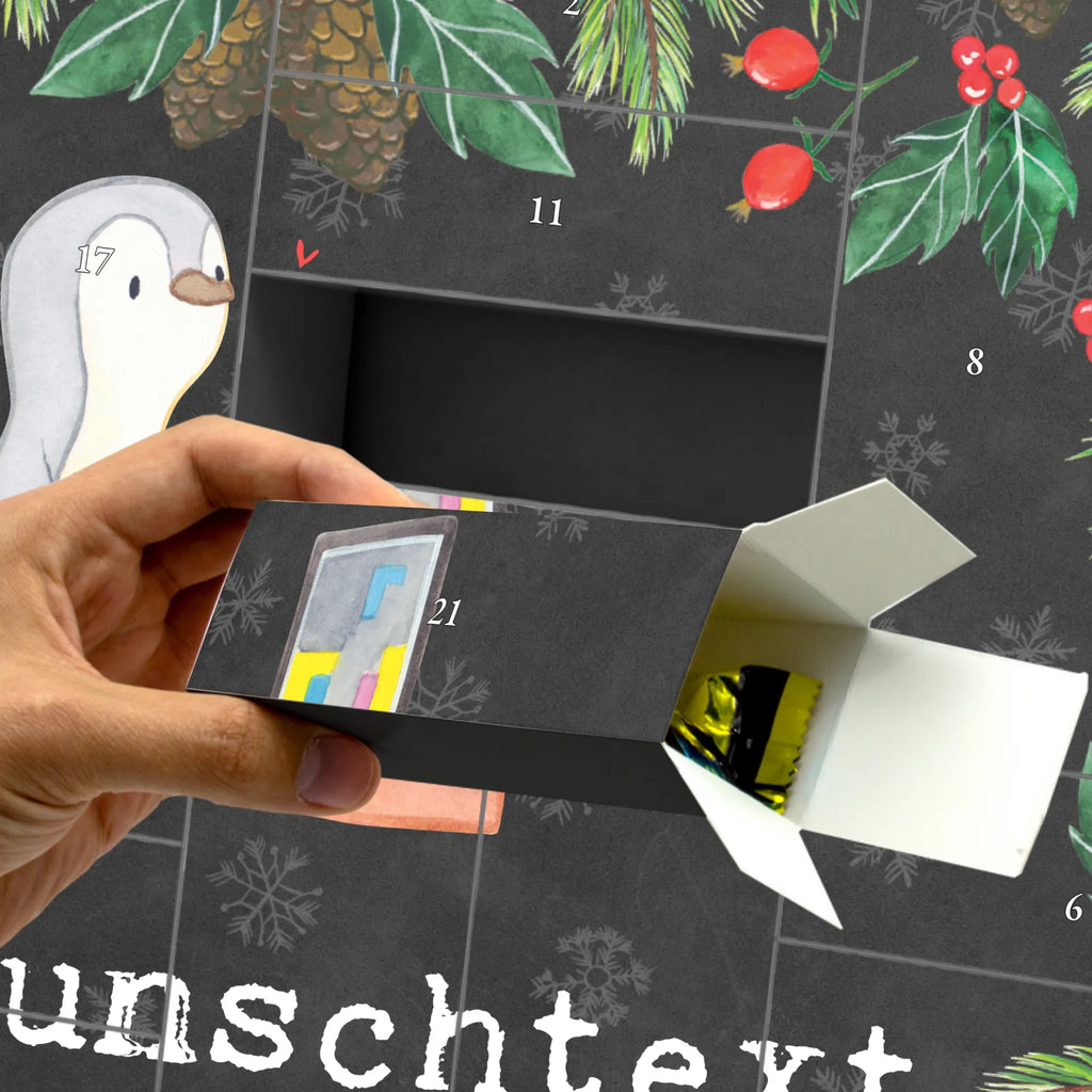  pingwin grać Befüllbarer Adventskalender, Adventskalender Zum Selbst Befüllen, Geschenk, Schenken, Sport, Sportart, Hobby, Danke, Dankeschön, Auszeichnung, Gewinn, Sportler, Videospiele, Videogames, Zocken, Gaming