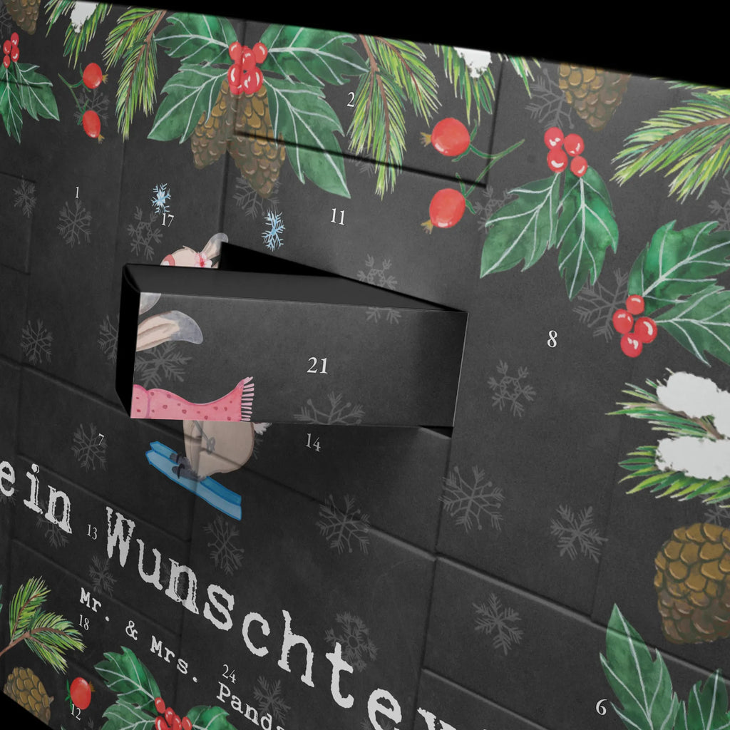  królik jazda na nartach Adventskalender Zum Selbst Befüllen, Befüllbarer Adventskalender, Geschenk, Schenken, Sport, Sportart, Hobby, Danke, Dankeschön, Auszeichnung, Gewinn, Sportler, Skirennen, Skisport, Skifahren, Skiwettbewerb, Ski fahren