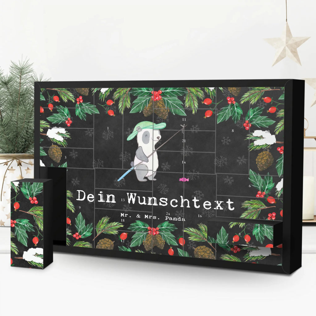  Panda Wędkowanie Befüllbarer Adventskalender, Adventskalender Zum Selbst Befüllen, Geschenk, Schenken, Sport, Sportart, Hobby, Danke, Dankeschön, Auszeichnung, Gewinn, Sportler, Angler, Angeln, Angelverein, Hobbyangler, Angelsport, Angeln gehen