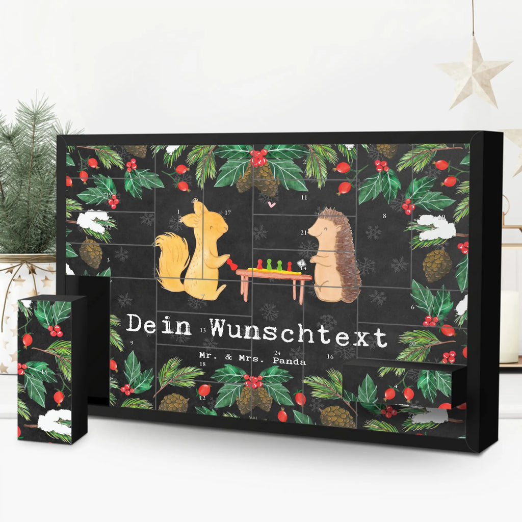 Personalisierter Befüllbarer Adventskalender Eichhörnchen Gesellschaftsspiele Adventskalender Zum Selbst Befüllen, Befüllbarer Adventskalender, Geschenk, Schenken, Sport, Sportart, Hobby, Danke, Dankeschön, Auszeichnung, Gewinn, Sportler, Spieleabend, Gesellschaftsspiele, Spielen