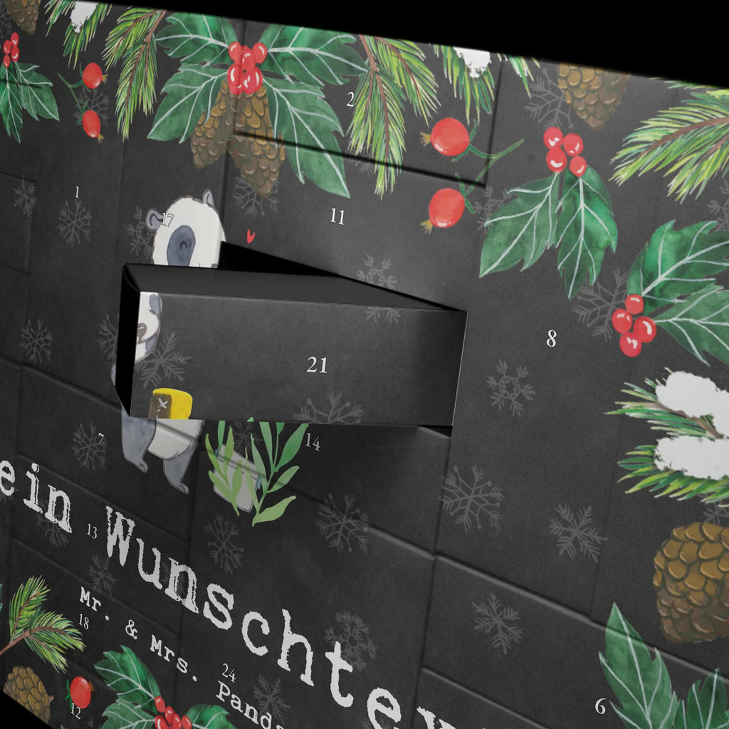  panda geocaching Adventskalender Zum Selbst Befüllen, Befüllbarer Adventskalender, Geschenk, Schenken, Sport, Sportart, Hobby, Danke, Dankeschön, Auszeichnung, Gewinn, Sportler, Geocaching, Schatzsuchen, Opencaching, GPS Schnitzeljagd