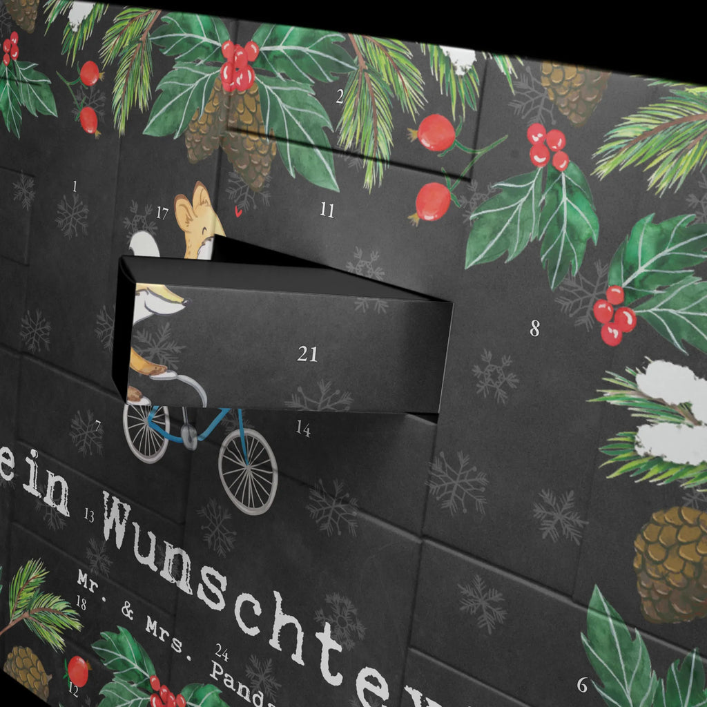  Fox cycle Adventskalender Zum Selbst Befüllen, Befüllbarer Adventskalender, Geschenk, Schenken, Sport, Sportart, Hobby, Danke, Dankeschön, Auszeichnung, Gewinn, Sportler, Mountainbiking, Radeln, Fahrrad fahren, Radsport, Trekking