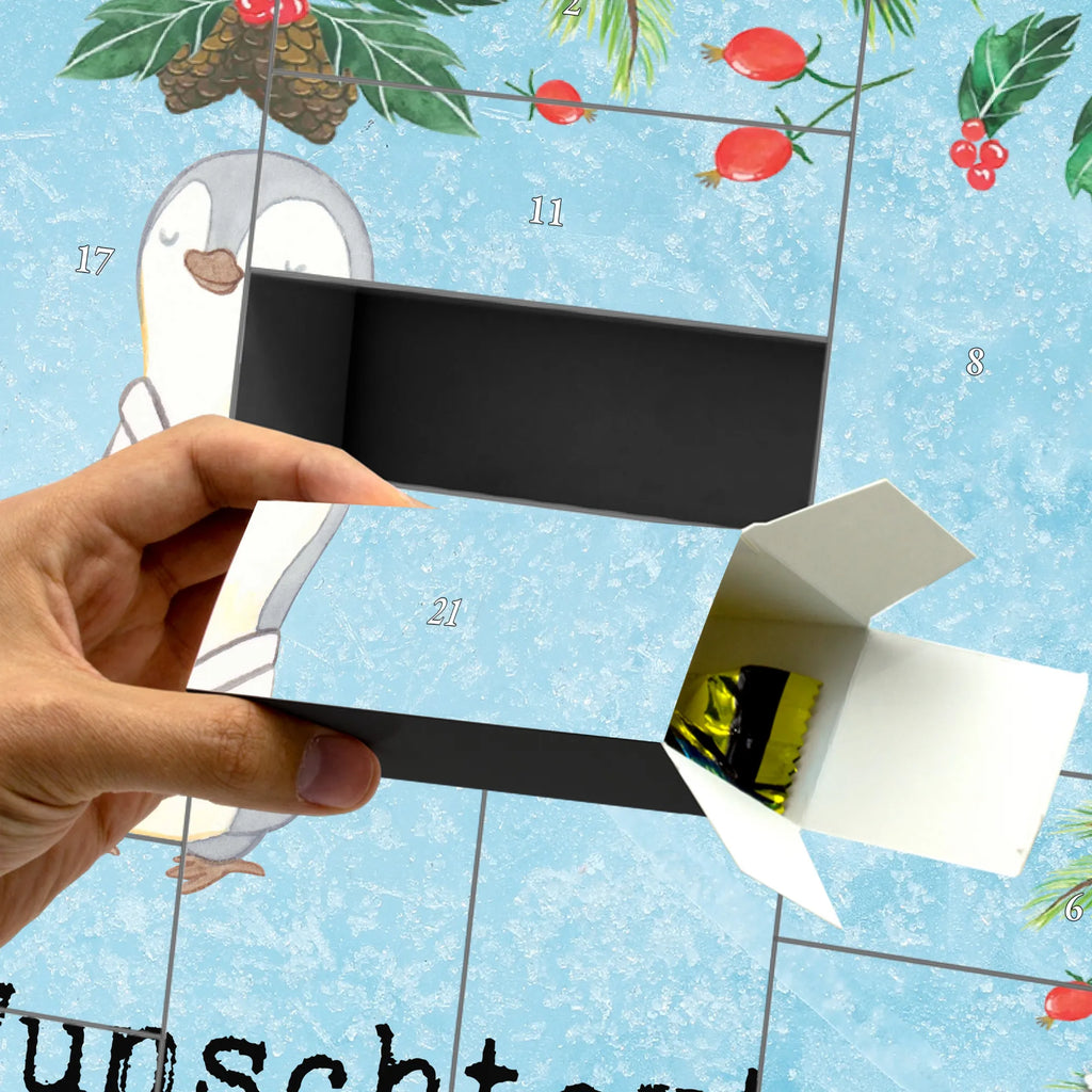  Pingwin karate Adventskalender Zum Selbst Befüllen, Befüllbarer Adventskalender, Geschenk, Schenken, Sport, Sportart, Hobby, Danke, Dankeschön, Auszeichnung, Gewinn, Sportler, Karate, Kampfkunst, Selbstverteidigung, Kampfsportart, Karate Verein