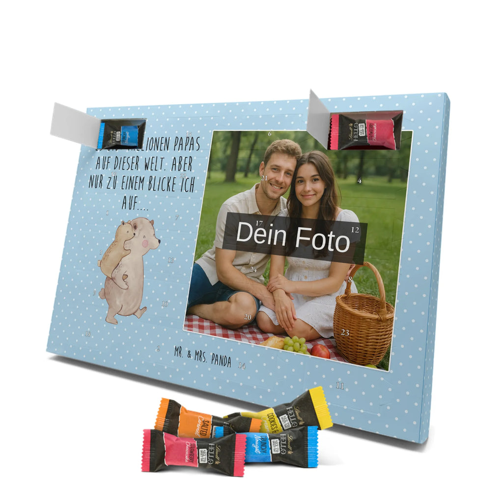 Personalisierter Schoko Foto Adventskalender Papa Bär Personalisierter Schoko Foto Adventskalender, Opa, Bruder, Familie, Muttertag, Schwester, Papa, Mama, Vatertag, Oma, Vater, Onkel, Geschenk, Vati, Geburtstag, Papi