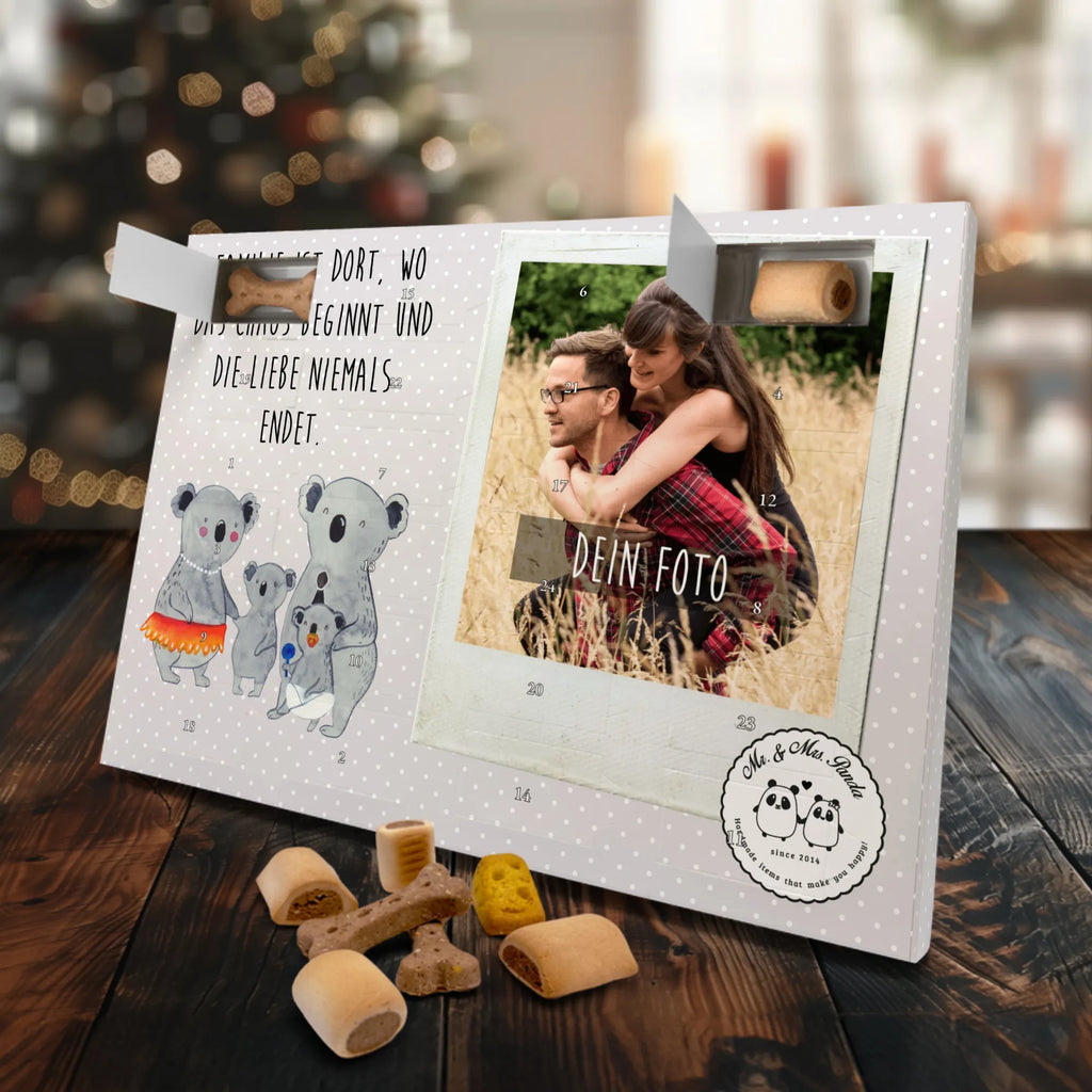 Personalisierter Hunde Foto Adventskalender Koala Familie Personalisierter Hunde Foto Adventskalender, Muttertag, Vatertag, Mama, Papa, Oma, Opa, Familie, Schwester, Bruder, Koala, Kinder, Geschwister, Familienleben, Koalas, Family