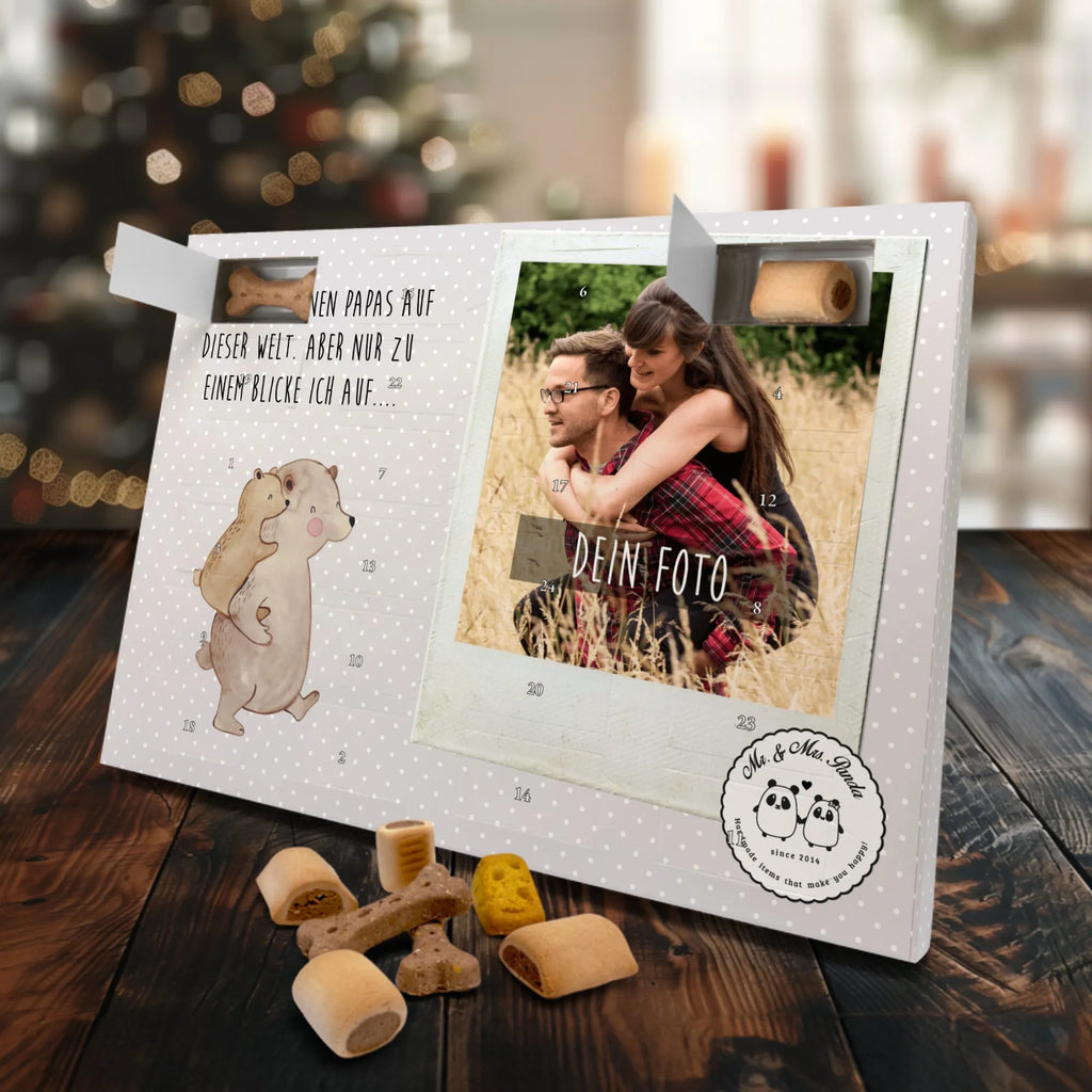 Personalisierter Hunde Foto Adventskalender Papa Bär Personalisierter Hunde Foto Adventskalender, Muttertag, Vatertag, Mama, Papa, Oma, Opa, Familie, Schwester, Bruder, Onkel, Vati, Vater, Geschenk, Geburtstag, Papi