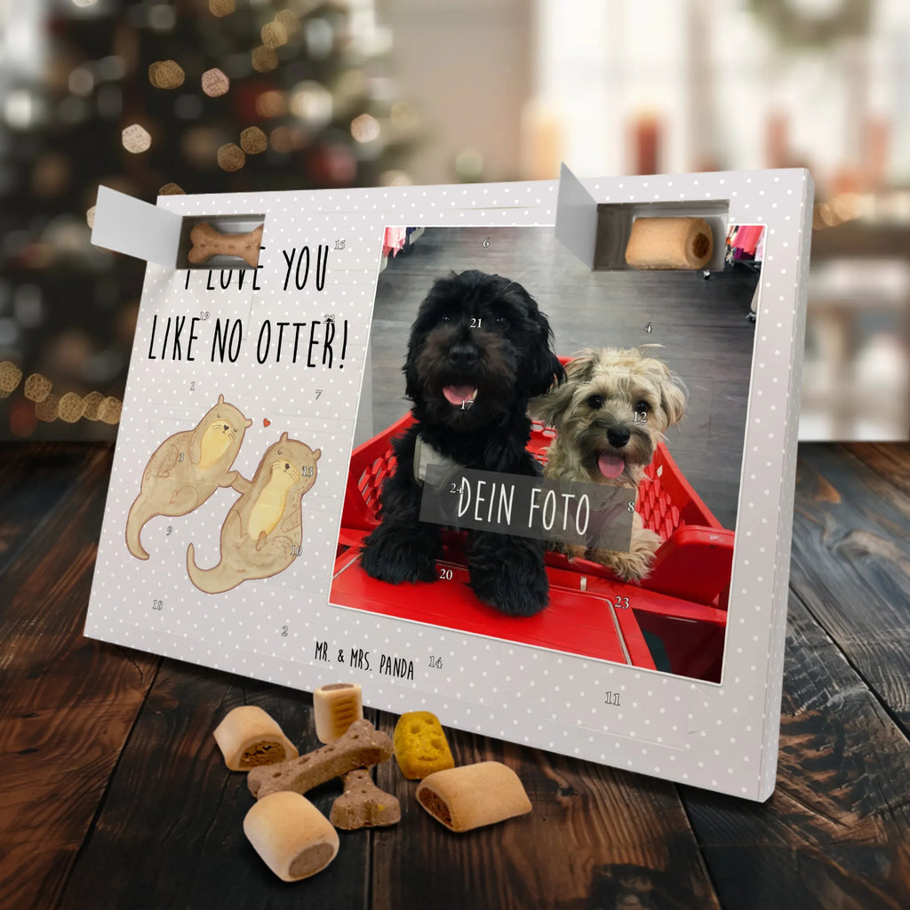 Personalisierter Hunde Foto Adventskalender Otter Hände halten Personalisierter Hunde Foto Adventskalender, Otter, Fischotter, Seeotter, Otter Seeotter See Otter