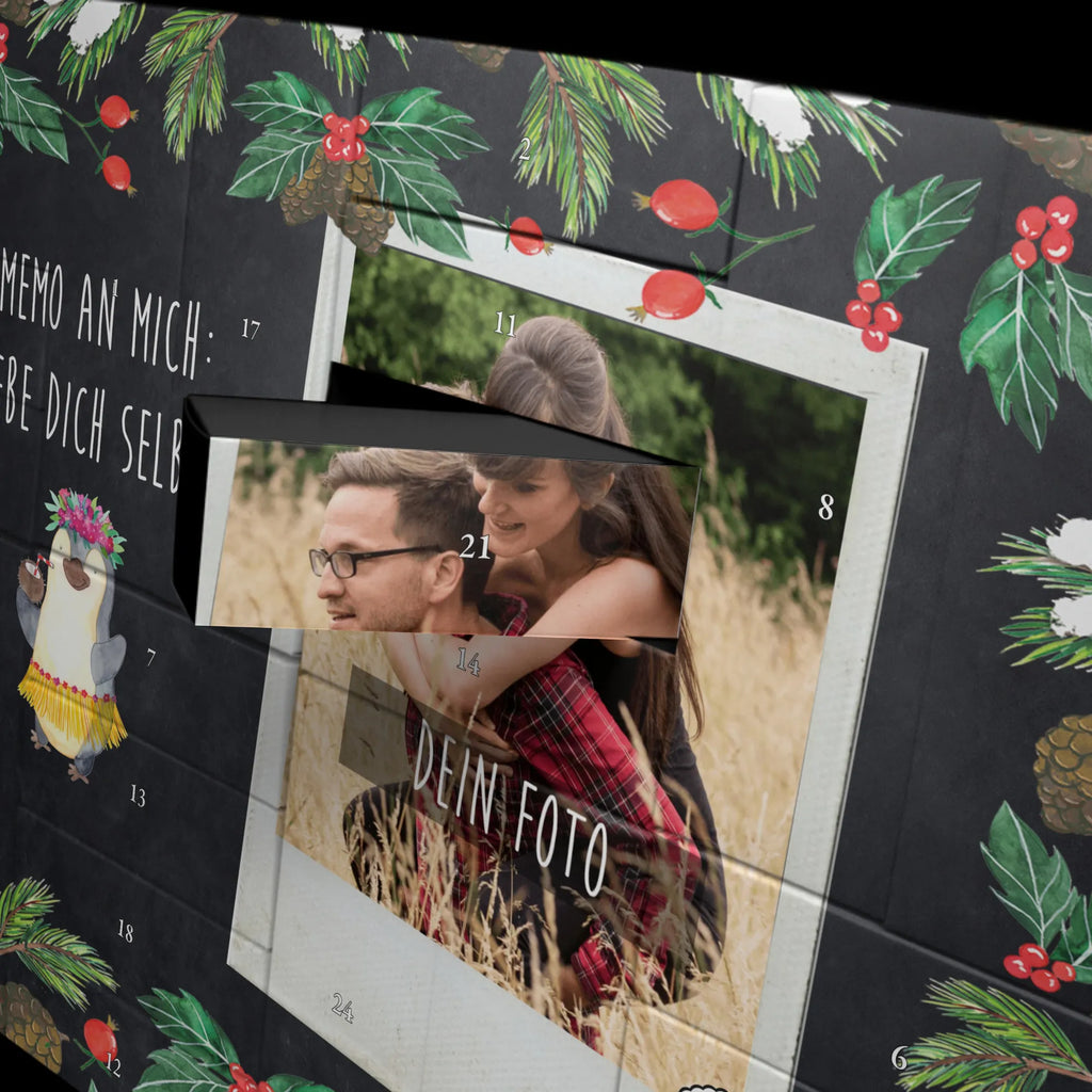 Personalisierter Befüllbarer Foto Adventskalender Pinguin Kokosnuss Foto Adventskalender, Adventskalender mit Foto, Personalisierter Befüllbarer Foto Adventskalender, Weihnachtskalender mit Foto, Personalisierter Adventskalender, Adventskalender mit Eigenem Bild, Adventskalender Eigenes Foto, Pinguin, Urlaub, Aloha, Pinguine, Hawaii, Kokosnuss