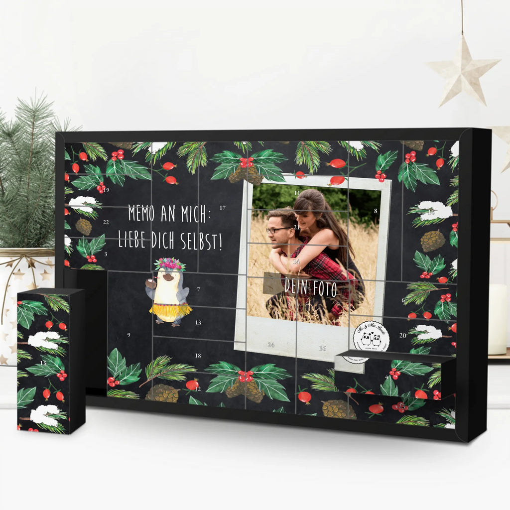 Personalisierter Befüllbarer Foto Adventskalender Pinguin Kokosnuss Foto Adventskalender, Adventskalender mit Foto, Personalisierter Befüllbarer Foto Adventskalender, Weihnachtskalender mit Foto, Personalisierter Adventskalender, Adventskalender mit Eigenem Bild, Adventskalender Eigenes Foto, Pinguin, Urlaub, Aloha, Pinguine, Hawaii, Kokosnuss